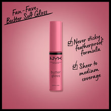 Load image into Gallery viewer, NYX Butter Gloss, non-sticky Lip Gloss,Angel Food Cake