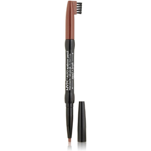 NYX Auto Eyebrow Pencil - Brown - Augenbrauenstift Mit Integrierter Bürste