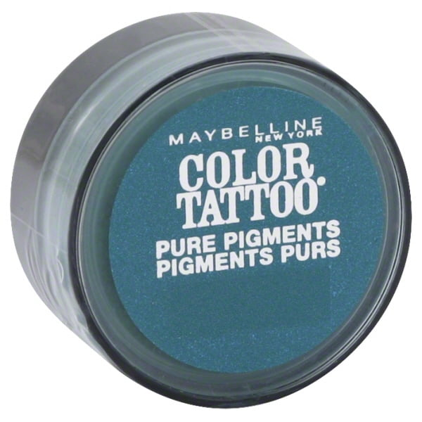 Maybelline Eye Studio Color Tattoo Pure Pigments Loose Powder Shadow, Never Fade Jade