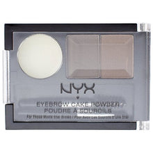 Load image into Gallery viewer, NYX Eyebrow Cake Powder, Dark Brown/Brown
