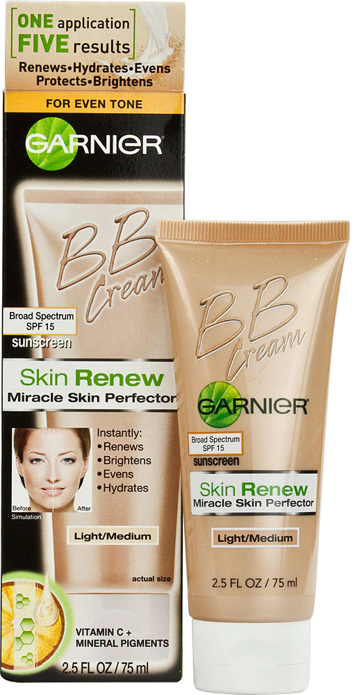 Garnier Skin Renew Miracle Skin Perfector B.B. Cream, Light/Medium 2.5oz