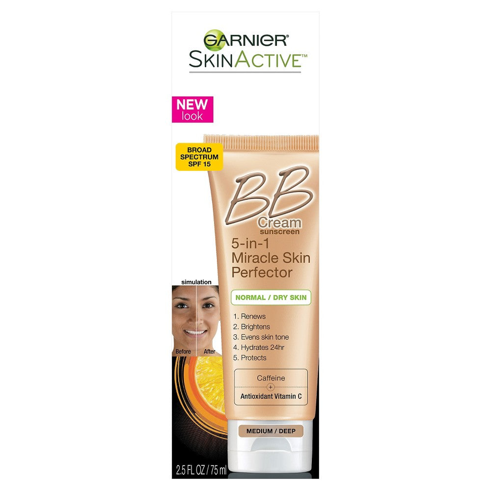 Garnier 5-in-1 Miracle Skin Perfector BB Cream - Medium/Deep 2.5oz