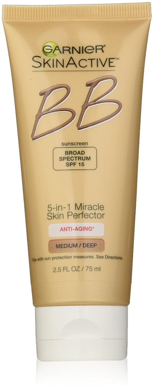 Garnier Miracle Skin Perfector Anti-Aging BB Cream, Medium/Deep 2.5oz