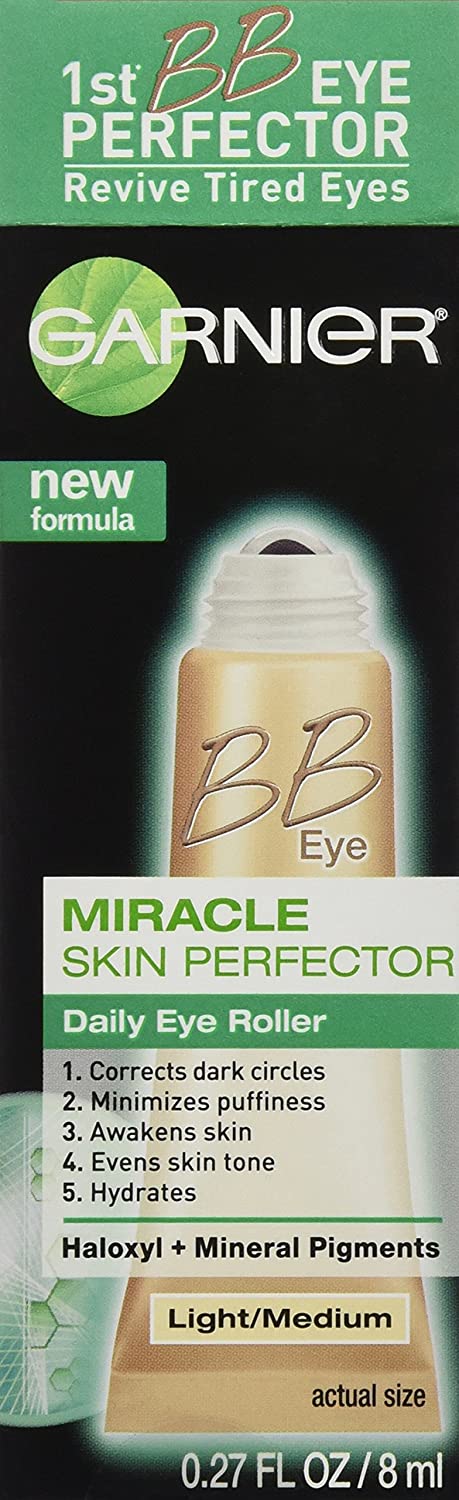 Garnier Skin BB Eye Miracle Skin Perfector Eye Roller, Fair/Light 8ml