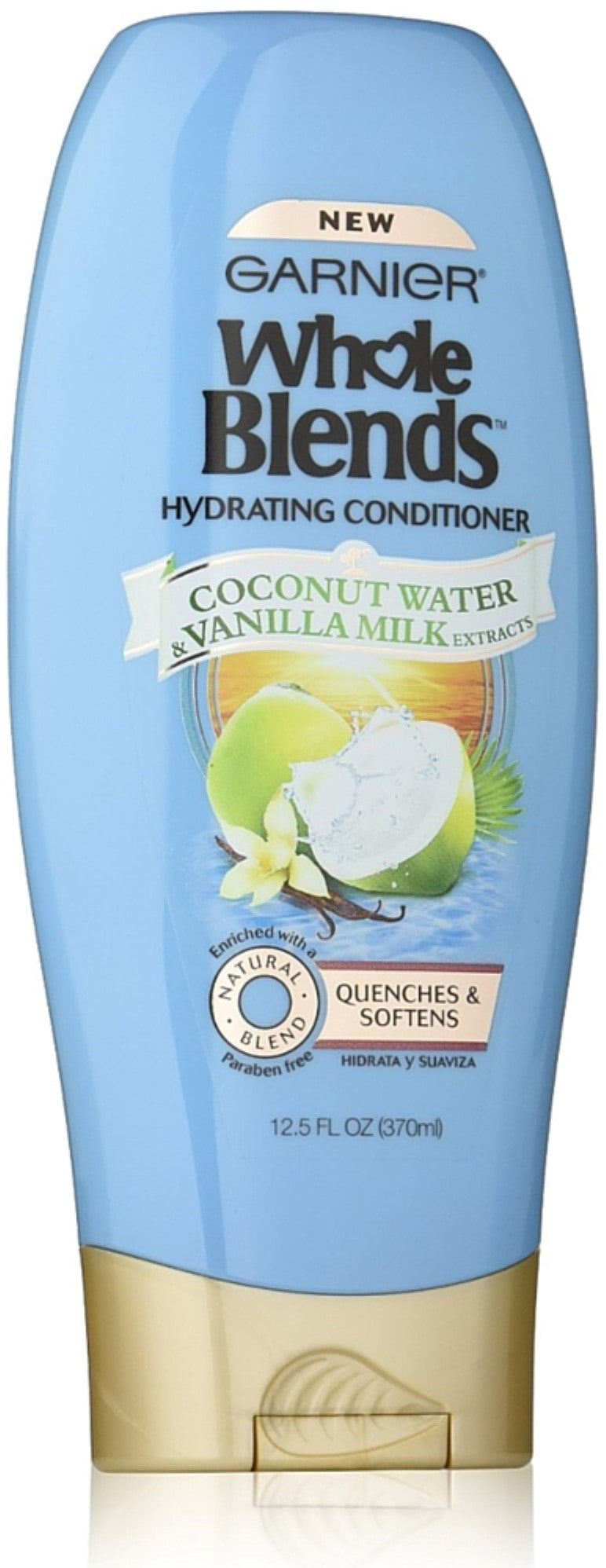 Garnier Whole Blends Hydrating Conditioner with Coconut Water & Vanilla Milk Extracts 12.5oz