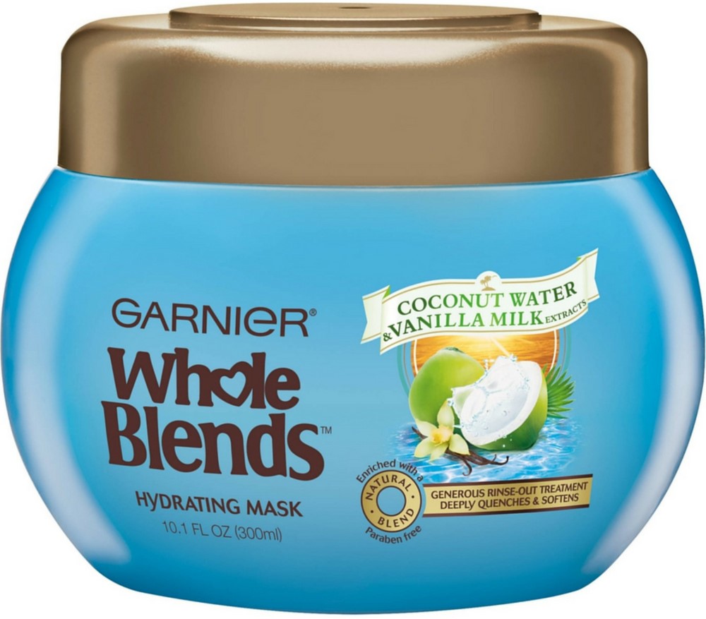 Garnier Whole Blends Hydrating Mask, Coconut Water & Vanilla Milk Extracts 10.1oz