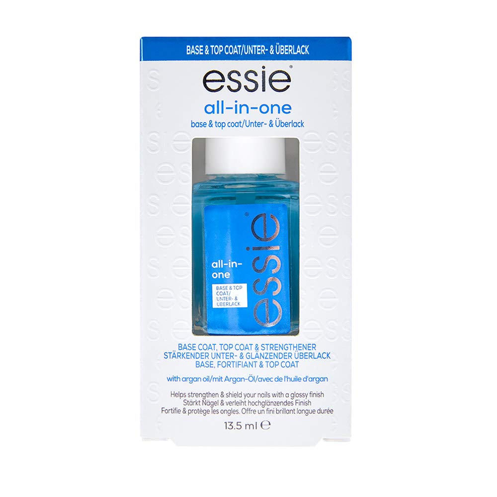 essie All-In-One Base Coat + Top Coat + Strengthener Nail Polish, 0.46oz