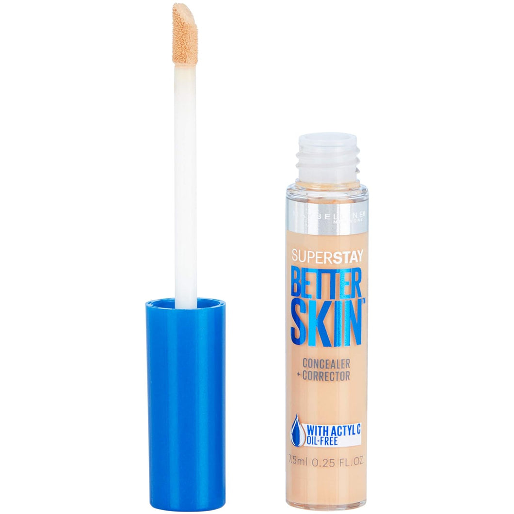 Maybelline Super Stay Better Skin Concealer + Corrector, Ivory