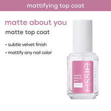 Load image into Gallery viewer, essie Matte About You Mattifying Top Coat Nail Polish, 0.46oz
