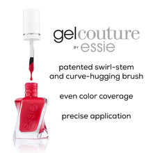 Load image into Gallery viewer, essie Gel Couture 2-Step Longwear Nail Polish, Gala-Vanting, Deep Red Nail Polish, 0.46oz
