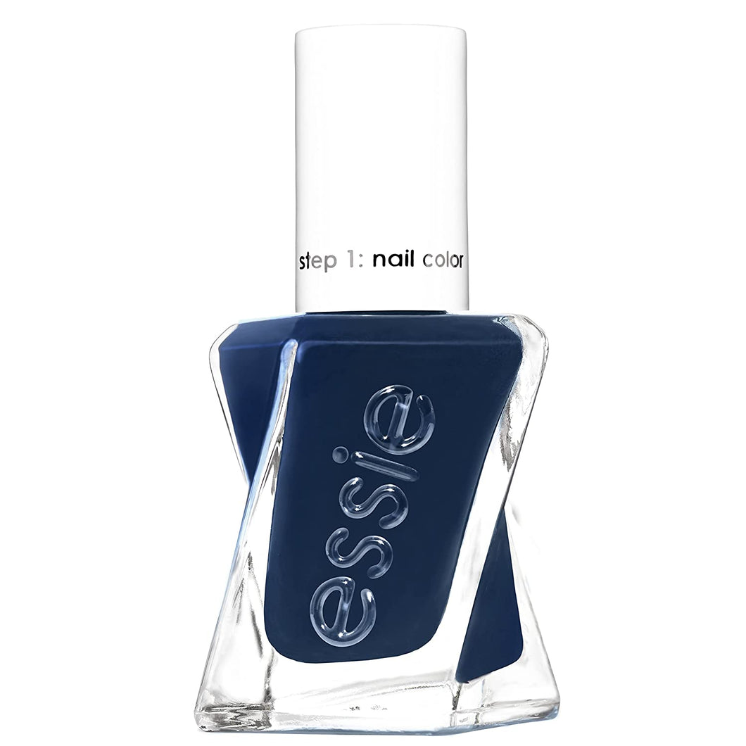 essie Gel Couture Longwear Nail Polish, Caviar Bar, Deep Navy Blue, 0.46oz