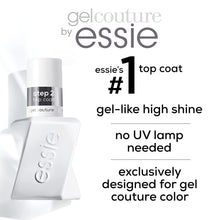 Load image into Gallery viewer, essie Gel Couture Platinum Grade Finish Top Coat, 0.46oz
