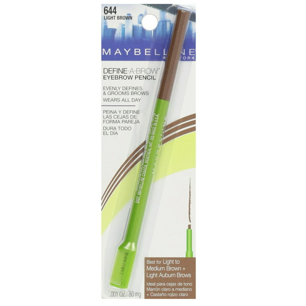 Maybelline Define-A-Brow Eyebrow Pencil, Light Brown