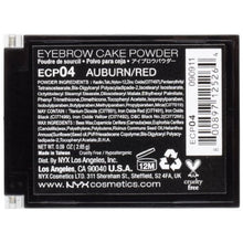 Load image into Gallery viewer, NYX Eyebrow Cake Powder, Auburn/Red,
